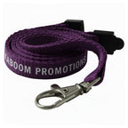 10mm Flat Polyester Lanyards