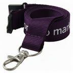 25mm Flat Polyester Lanyards