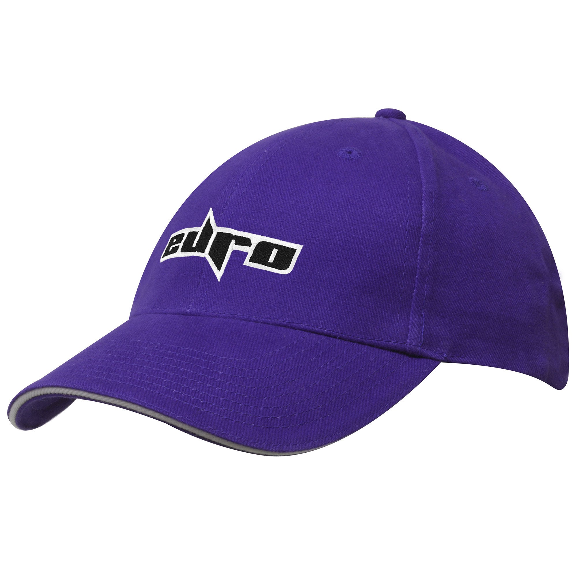 4210 Brushed Heavy Cotton Caps with Sandwich Trim