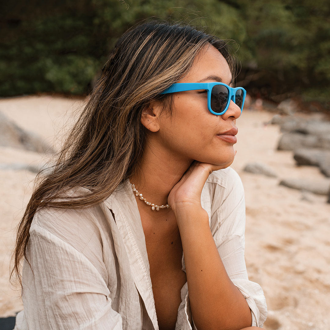 branded recycled sunglasses
