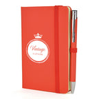A6 DUO Soft Touch Lined Notebook Plus Pen