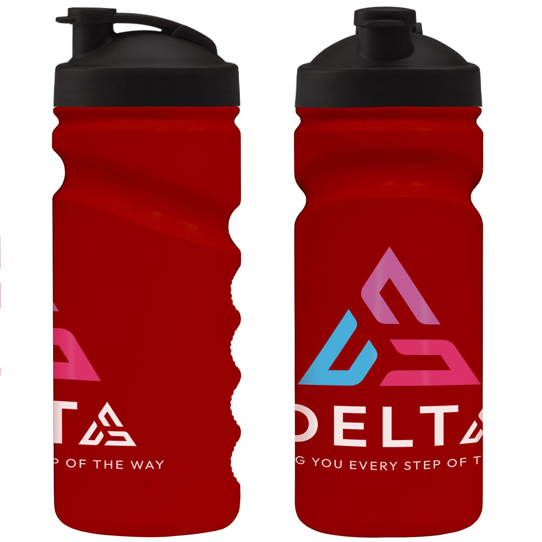 500ml Grip Sports Bottle - Flip Lid