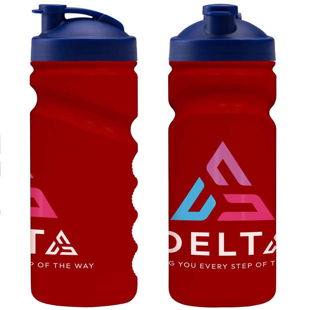 500ml Grip Sports Bottle - Flip Lid