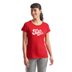 Coloured Fruit of The Loom Ladies Original T-shirt