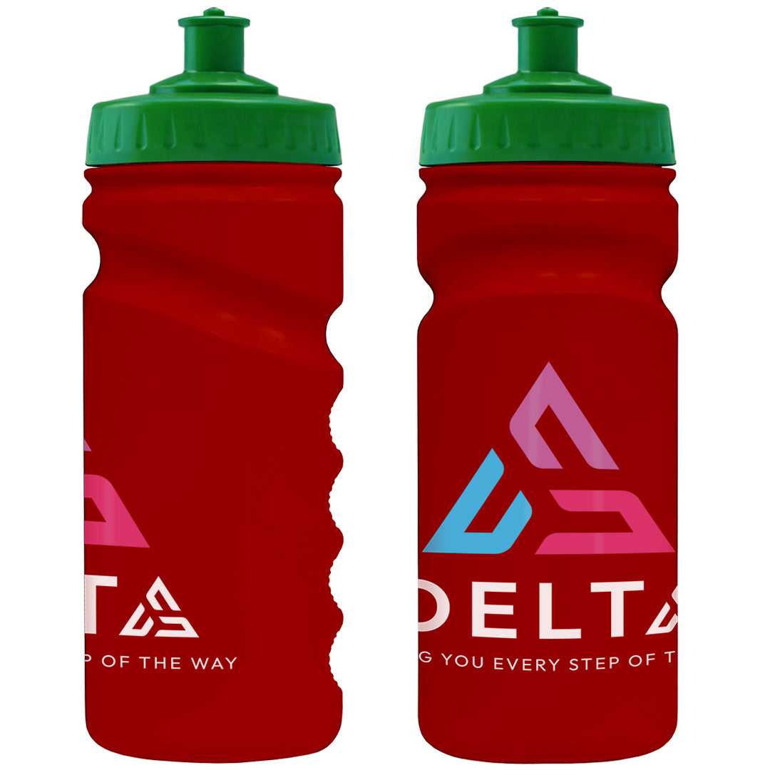 500ml Grip Sports Bottle - Push/Pull Lid