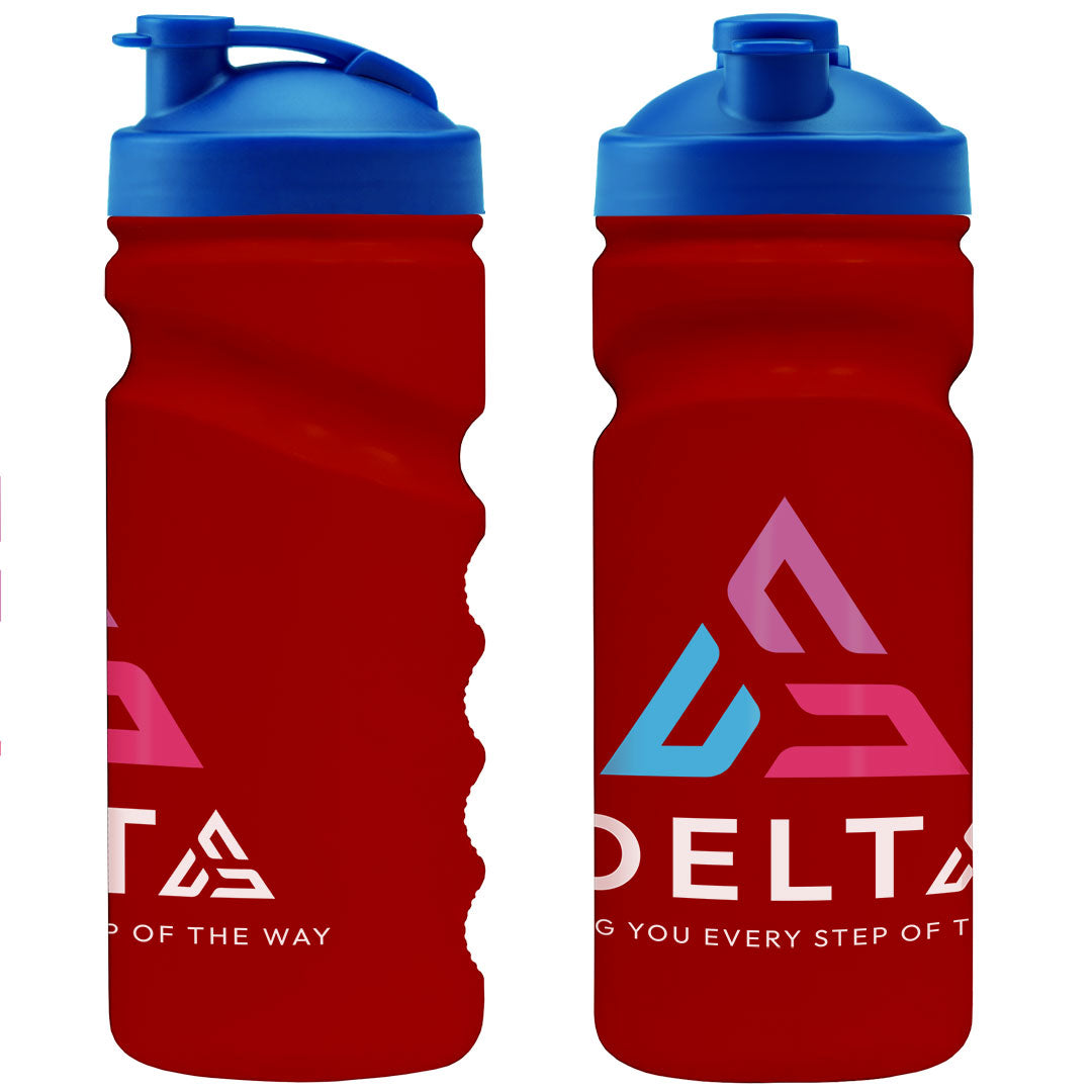 500ml Grip Sports Bottle - Flip Lid