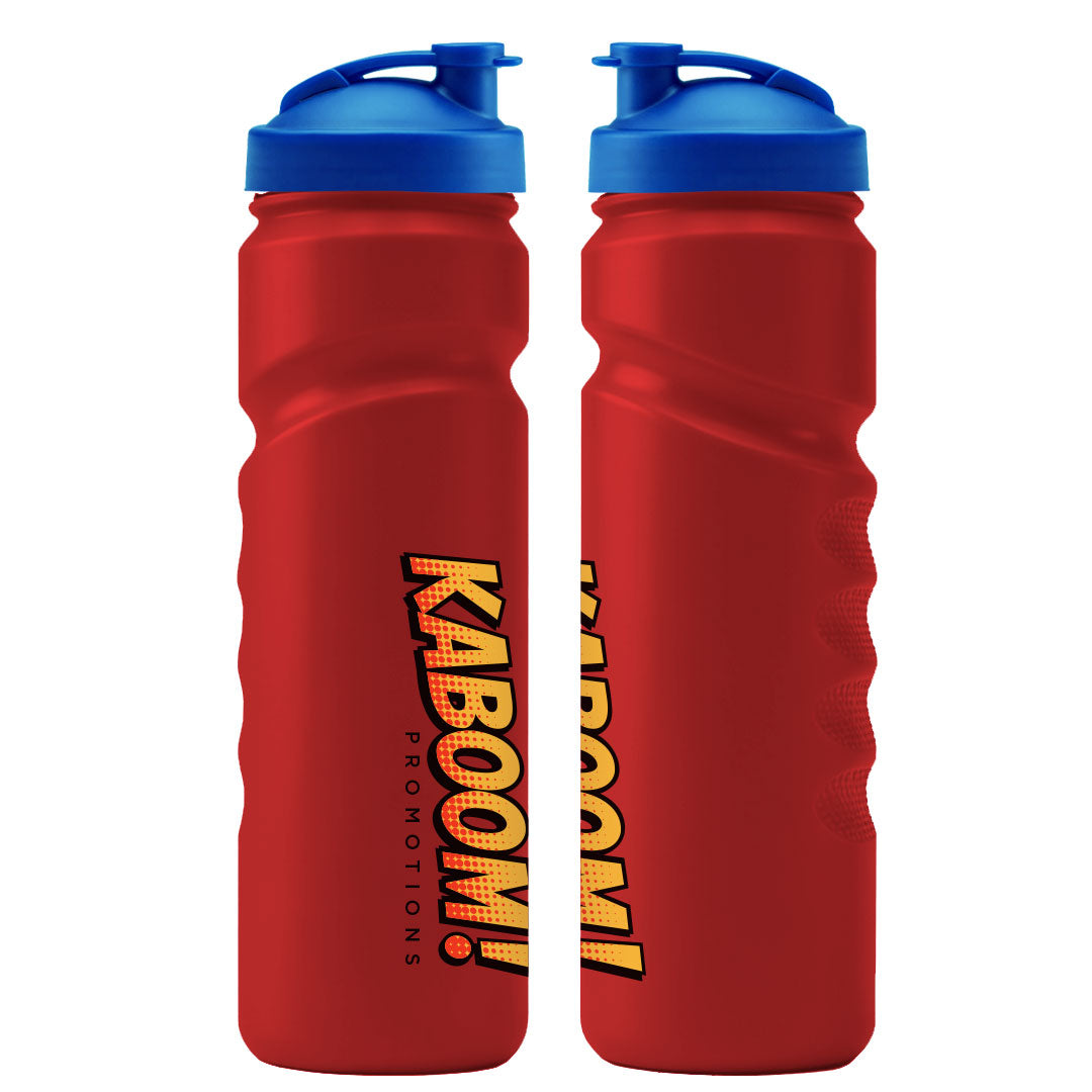 750ml Grip Sports Bottle - Flip Lid
