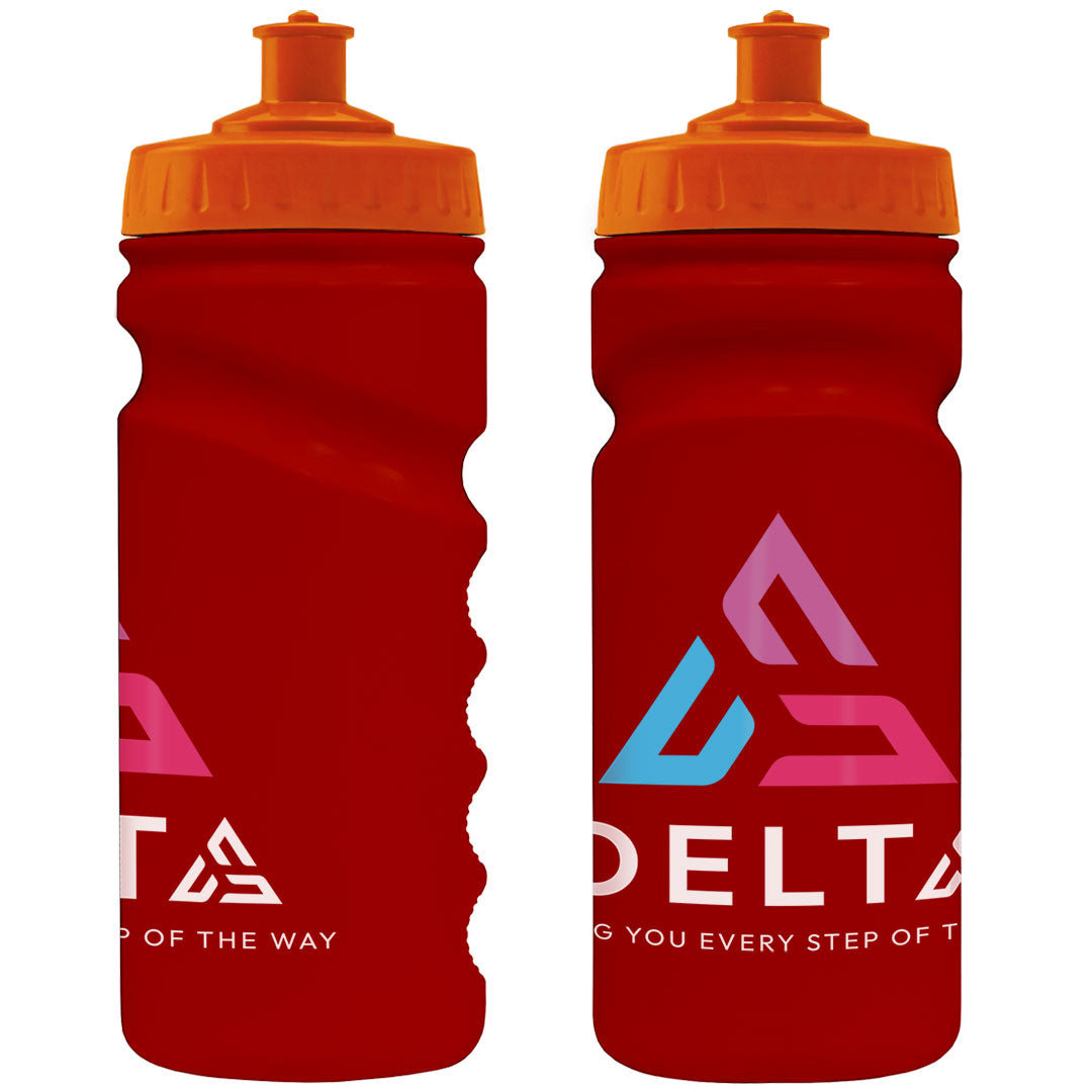500ml Grip Sports Bottle - Push/Pull Lid