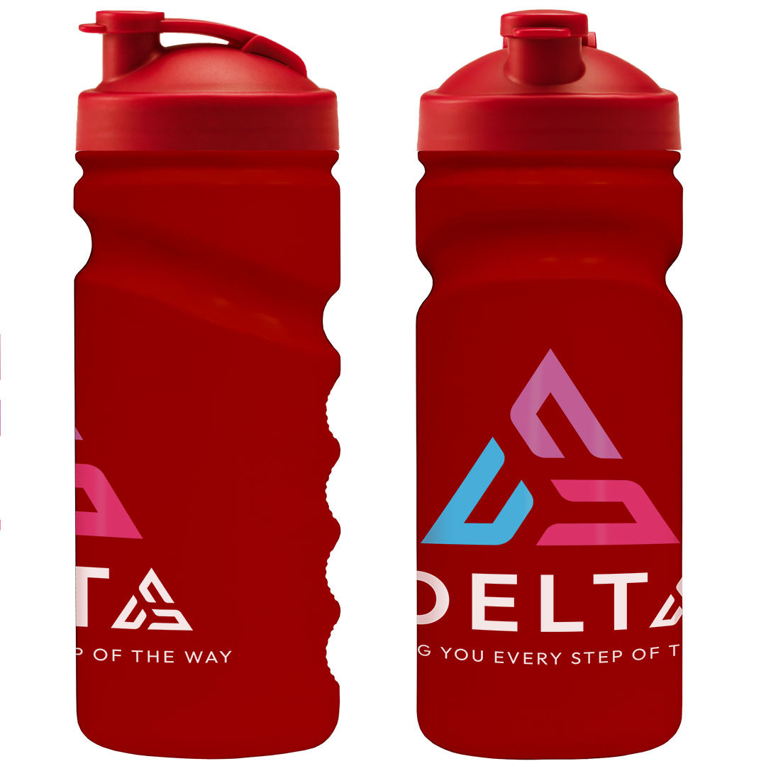 500ml Grip Sports Bottle - Flip Lid