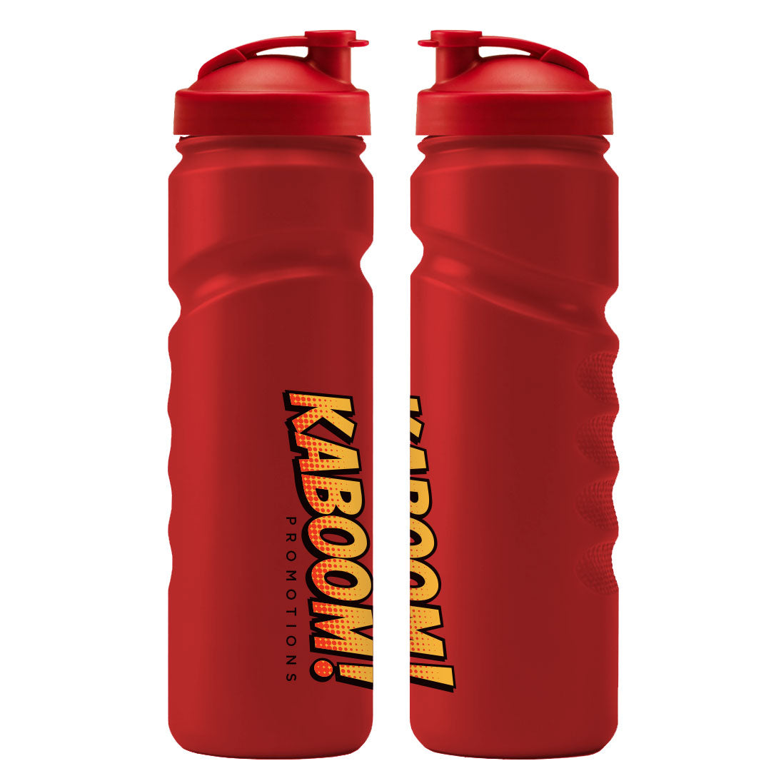 750ml Grip Sports Bottle - Flip Lid