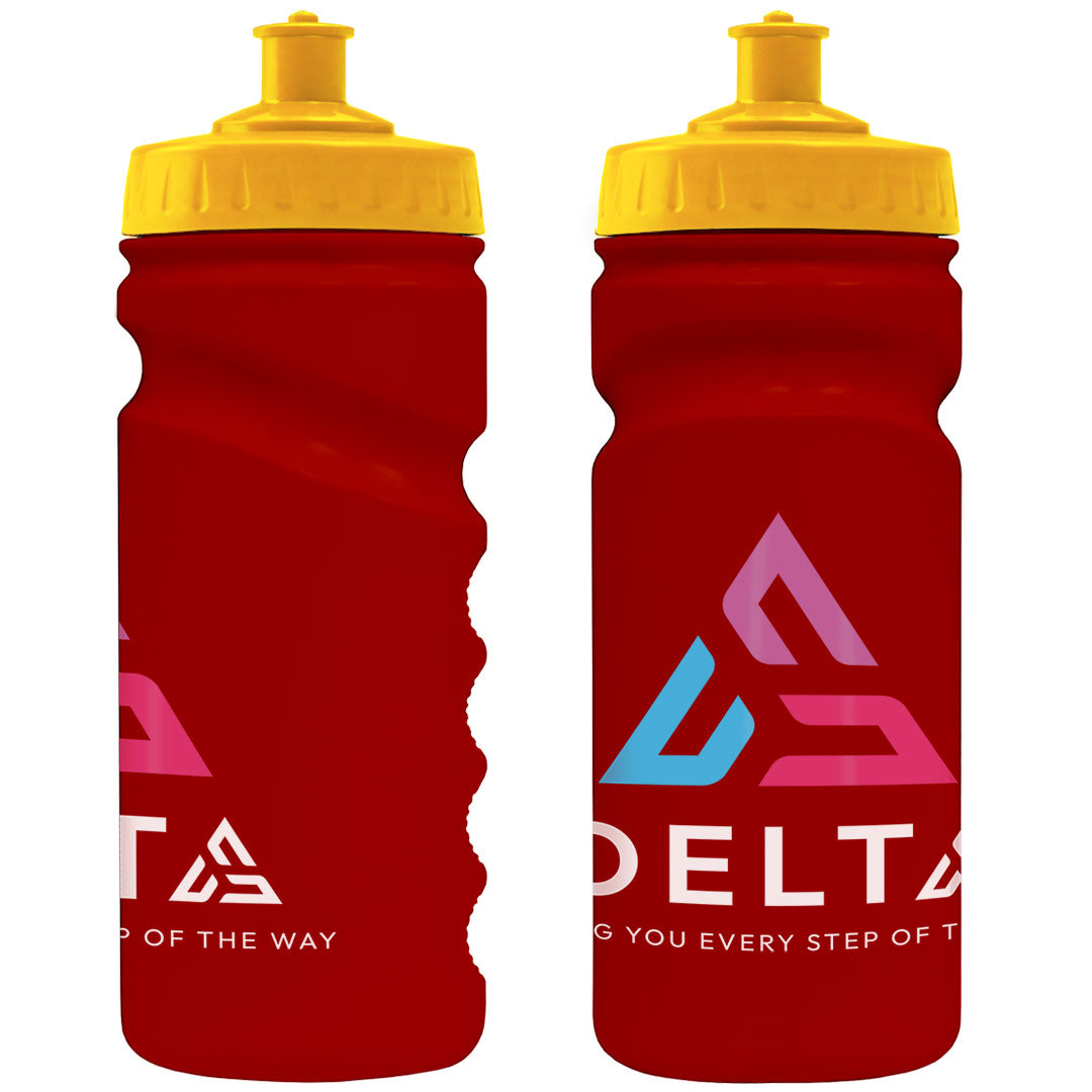 500ml Grip Sports Bottle - Push/Pull Lid