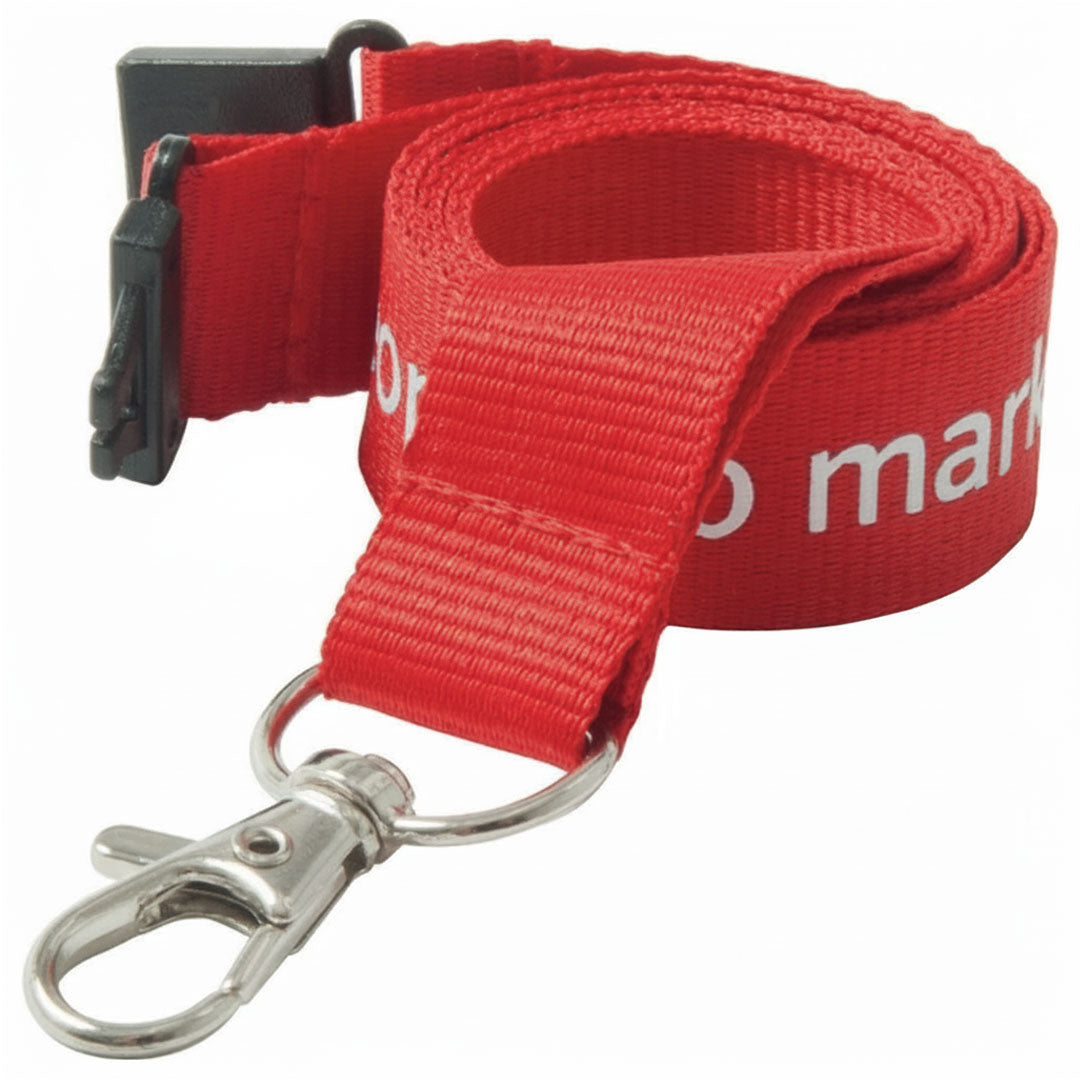 25mm Flat Polyester Lanyards