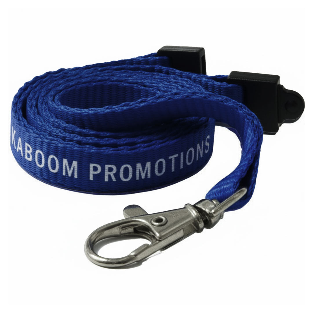 10mm Flat Polyester Lanyards