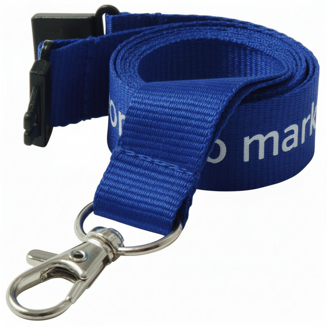 25mm Flat Polyester Lanyards