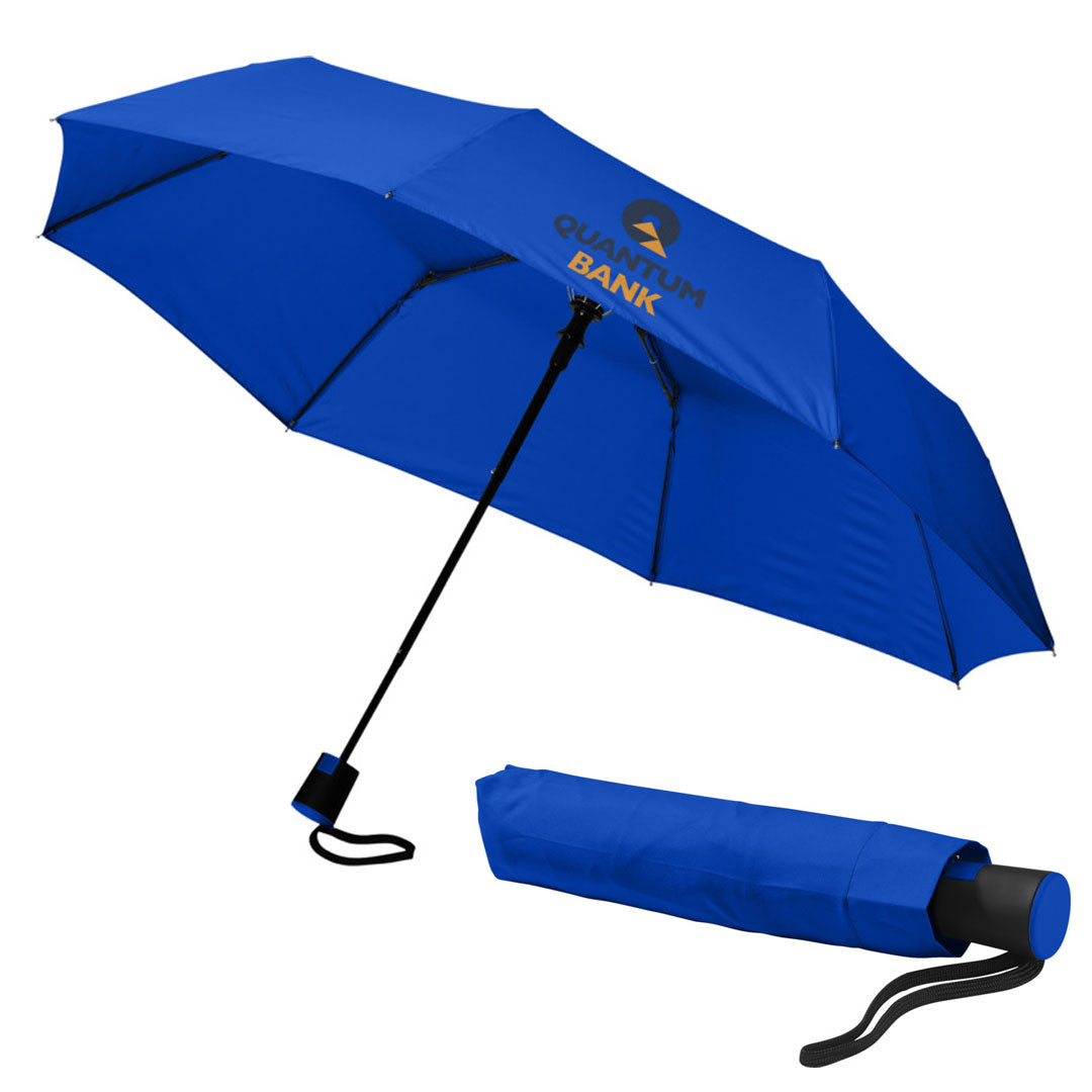 21" Auto Open Foldable Compact Umbrella