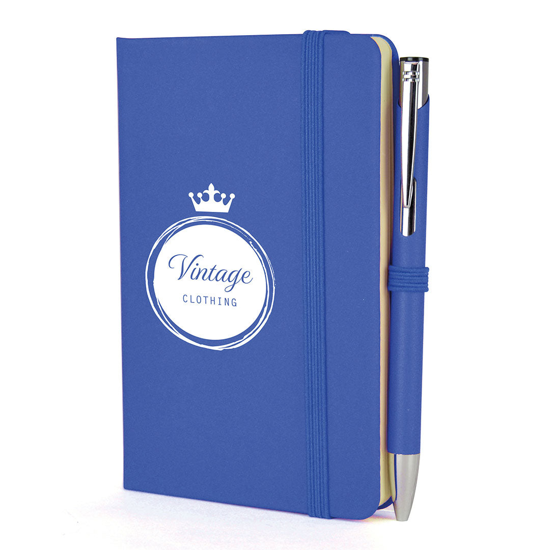 A6 DUO Soft Touch Lined Notebook Plus Pen