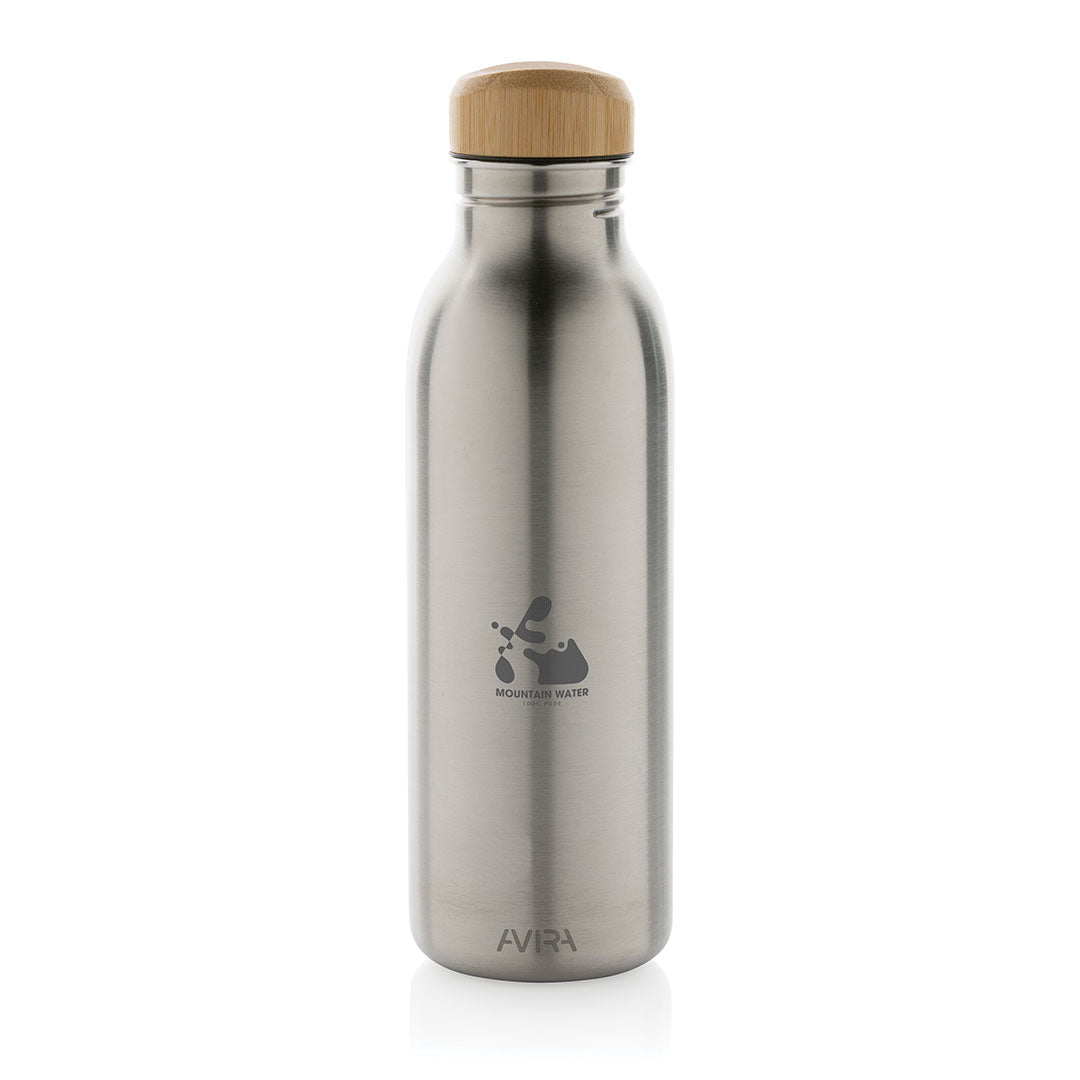 Avira Recycled Steel Single Wall Water Bottle 600ml