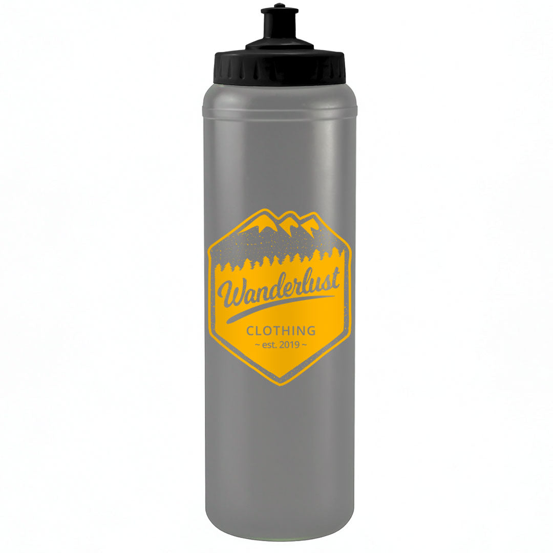 1 Litre Sports Bottle - Push/Pull Lid