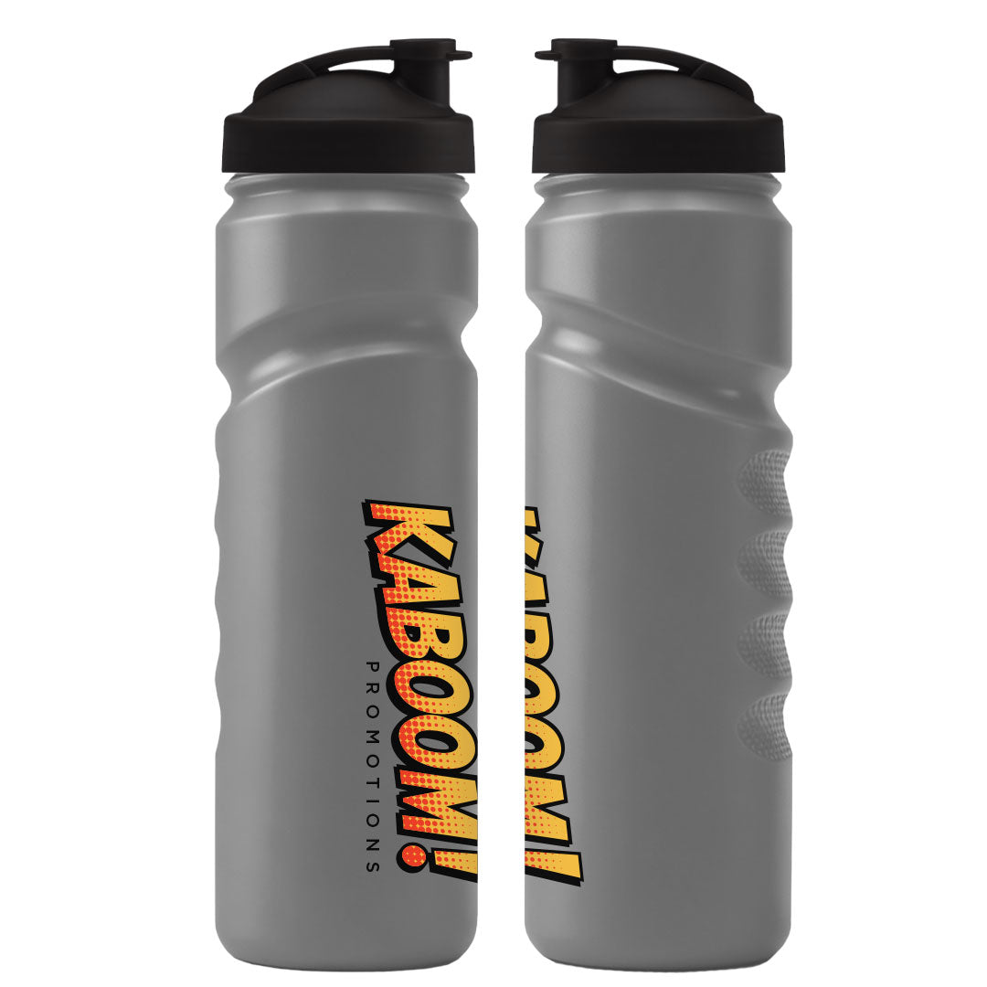 750ml Grip Sports Bottle - Flip Lid