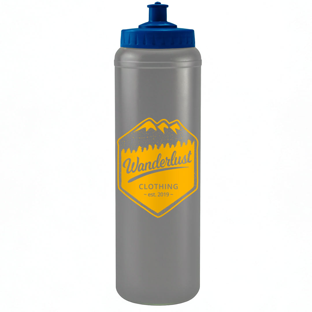 1 Litre Sports Bottle - Push/Pull Lid