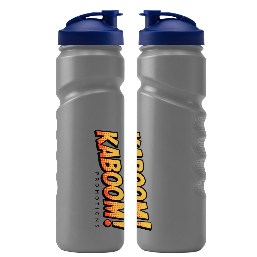 750ml Grip Sports Bottle - Flip Lid