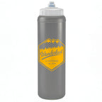 1 Litre Sports Bottle - Valve Lid in blue - branded corporate drinkware
