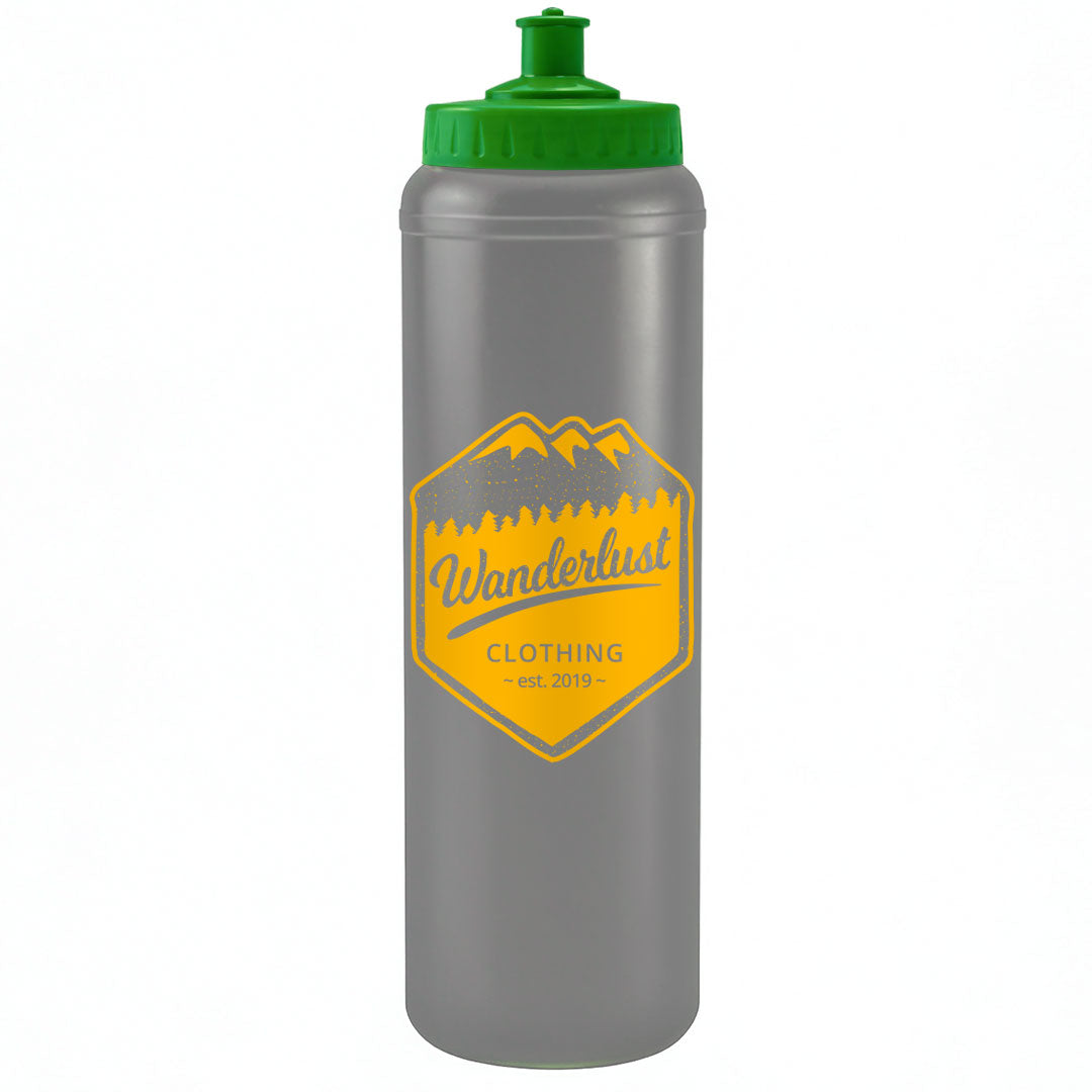 1 Litre Sports Bottle - Push/Pull Lid