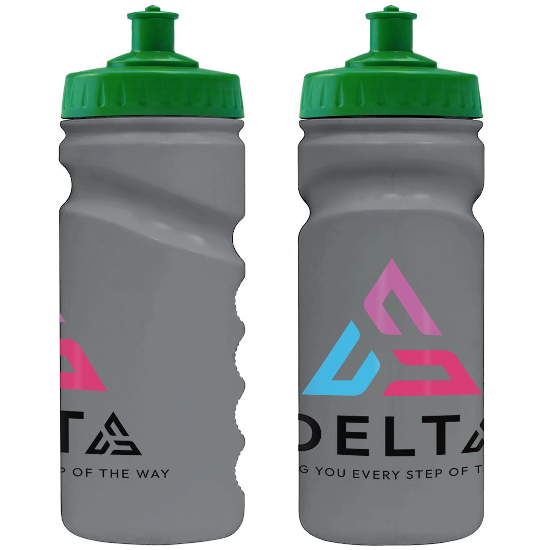 500ml Grip Sports Bottle - Push/Pull Lid