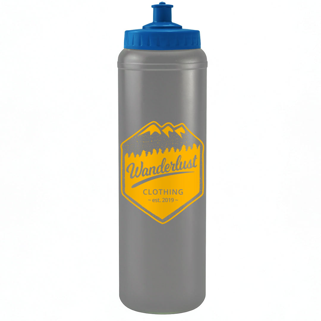 1 Litre Sports Bottle - Push/Pull Lid
