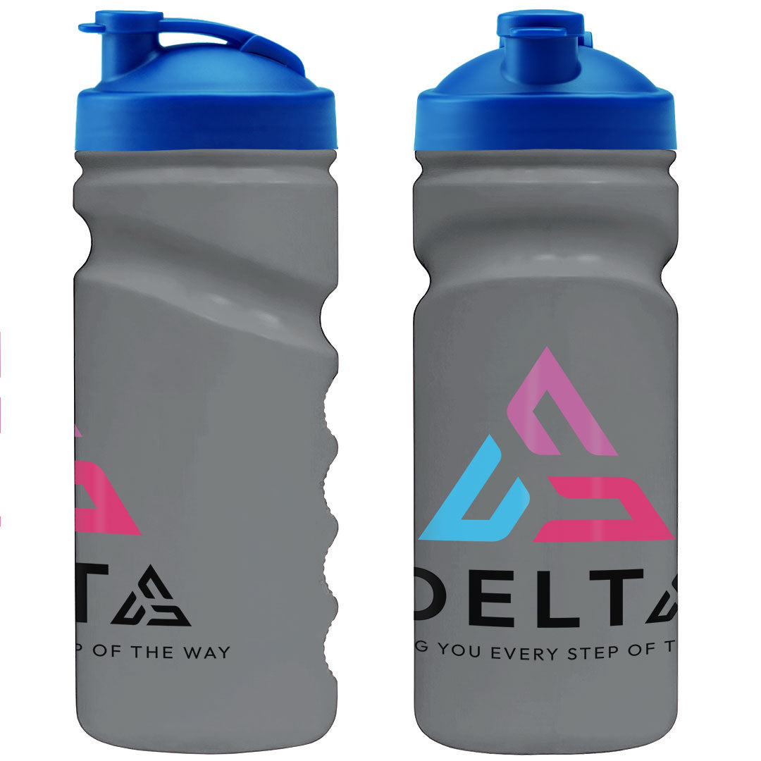 500ml Grip Sports Bottle - Flip Lid
