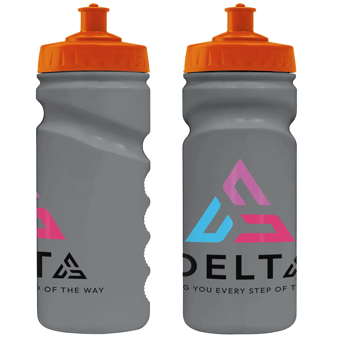 500ml Grip Sports Bottle - Push/Pull Lid