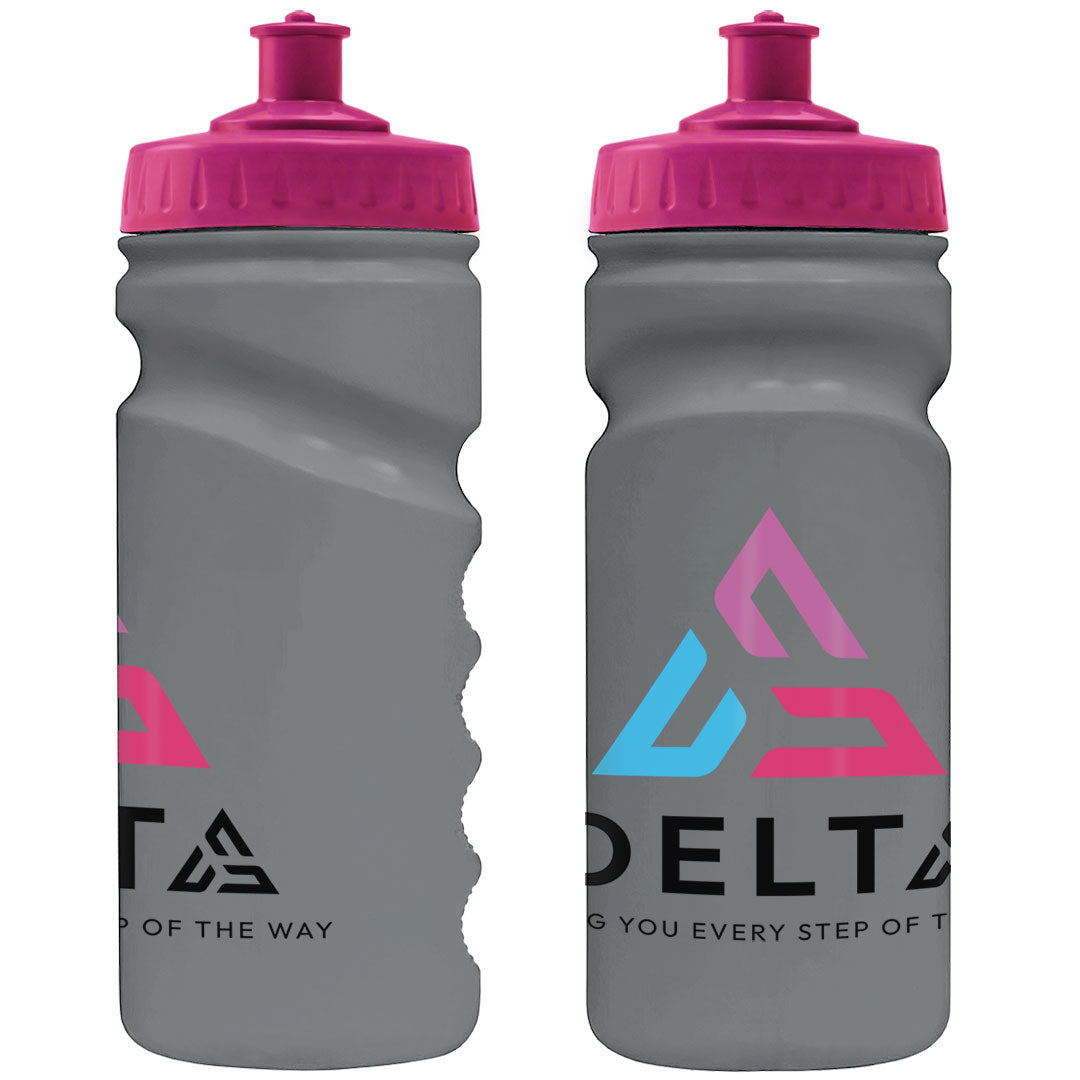 500ml Grip Sports Bottle - Push/Pull Lid