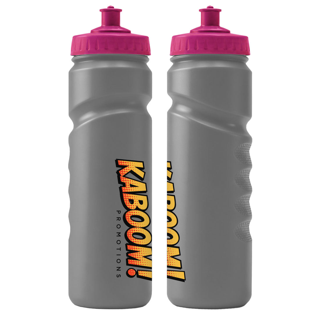 750ml Grip Sports Bottle - Push/Pull Lid
