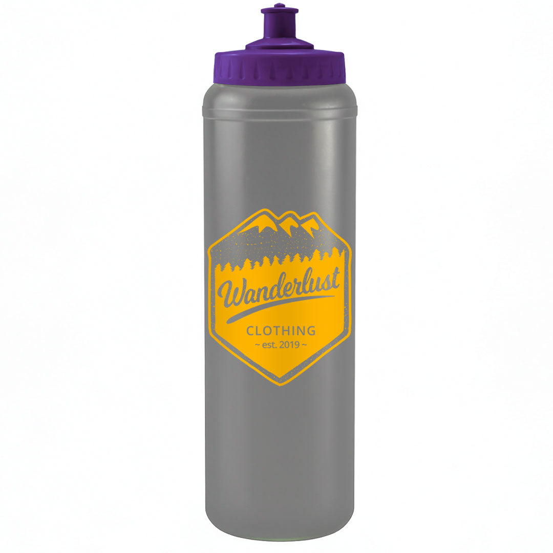 1 Litre Sports Bottle - Push/Pull Lid