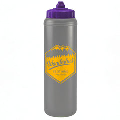Branded 1 Litre Sports Bottle - Valve Lid