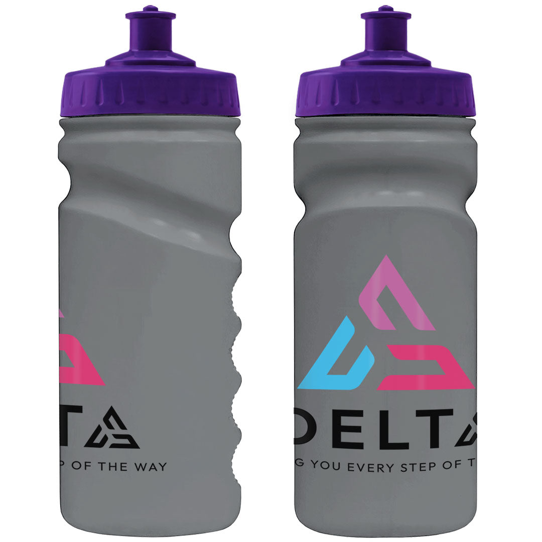 500ml Grip Sports Bottle - Push/Pull Lid