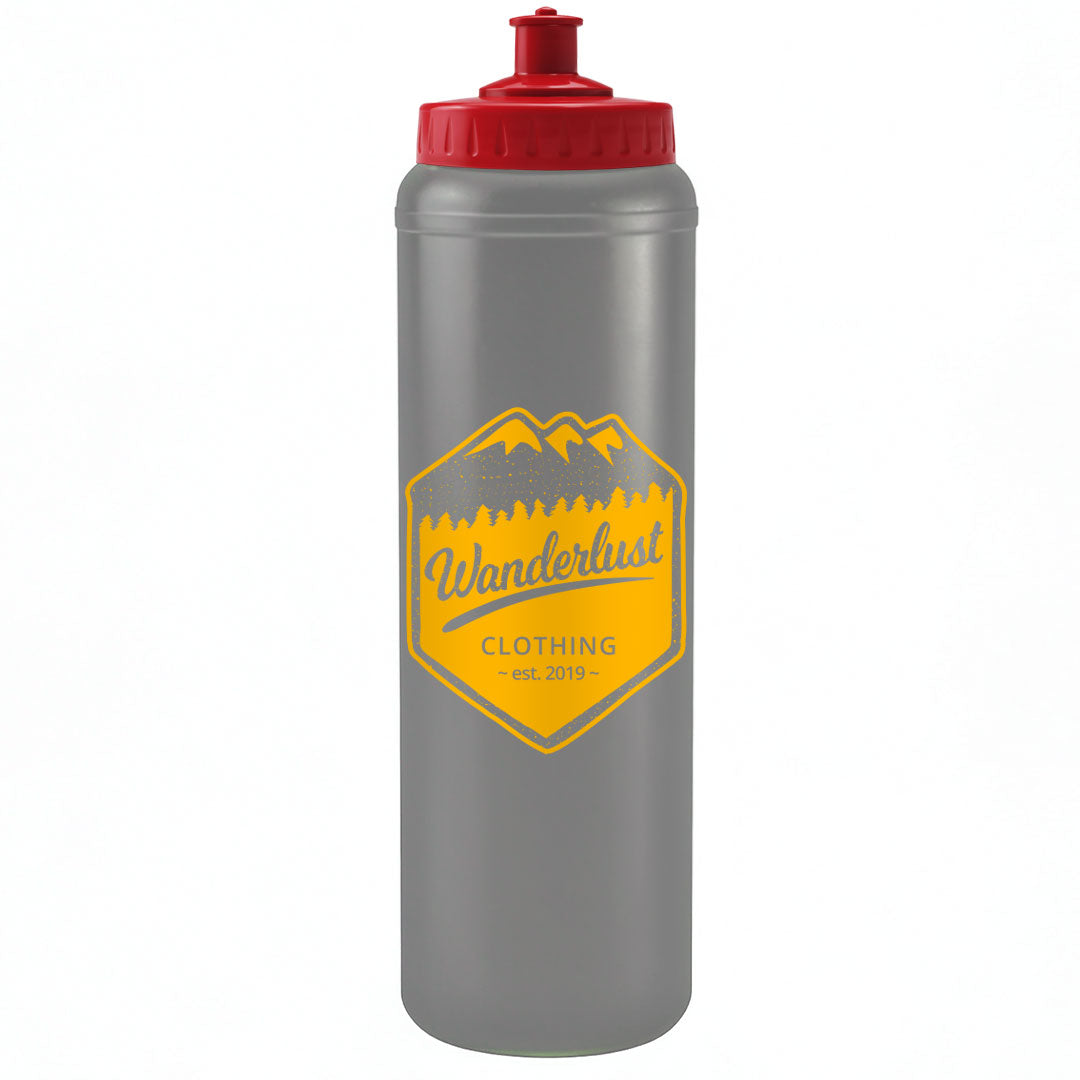 1 Litre Sports Bottle - Push/Pull Lid