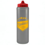 1 Litre Sports Bottle - Valve Lid in silver - branded corporate drinkware