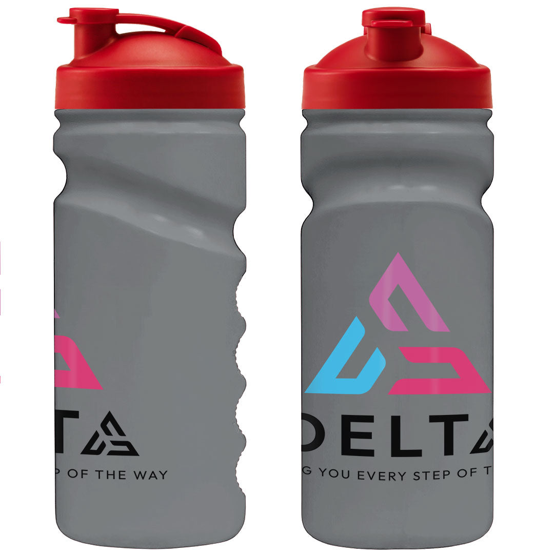 500ml Grip Sports Bottle - Flip Lid