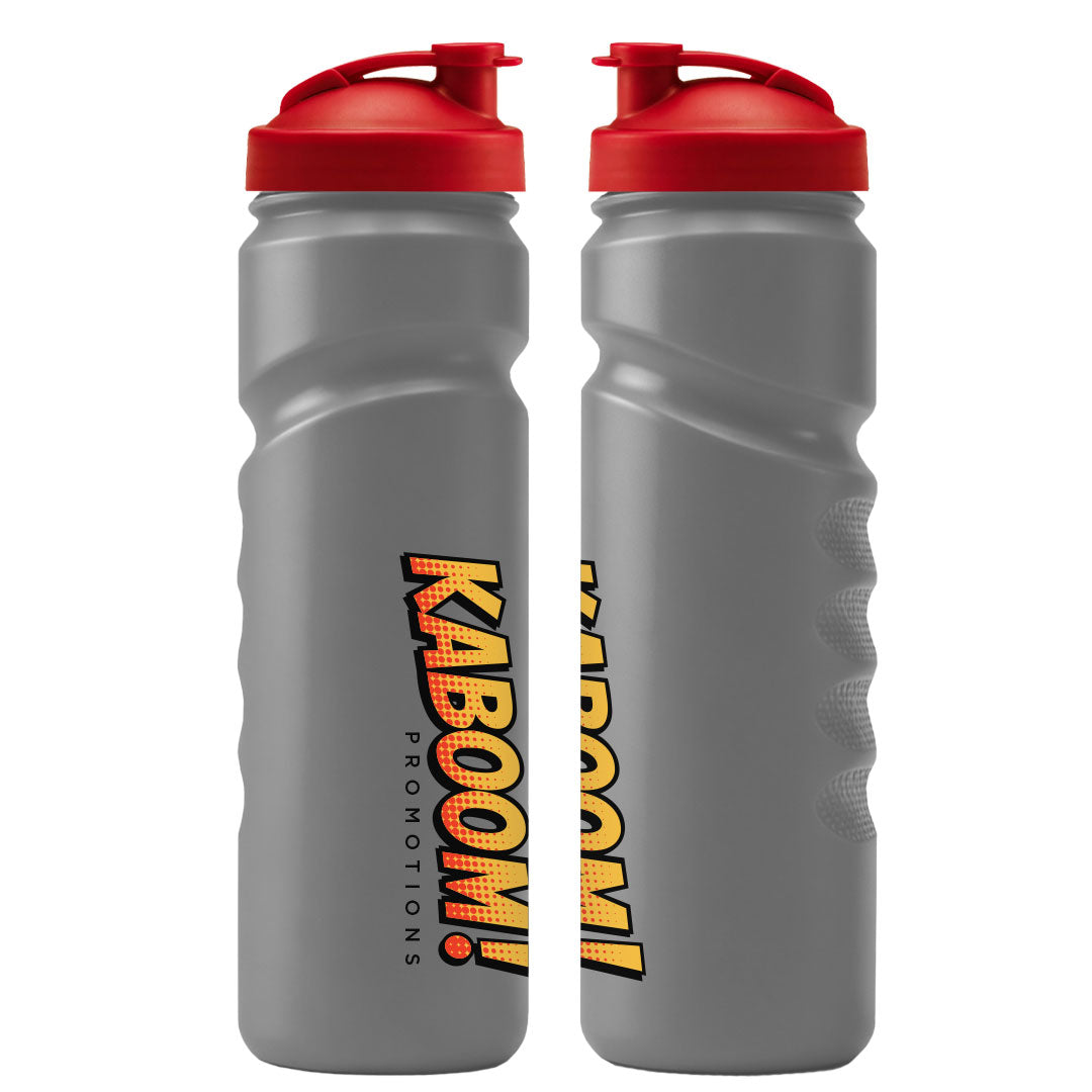 750ml Grip Sports Bottle - Flip Lid