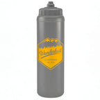 1 Litre Sports Bottle - Valve Lid in white - branded corporate drinkware