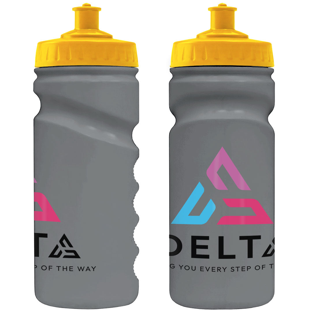 500ml Grip Sports Bottle - Push/Pull Lid