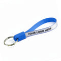 Ad Loop Keyrings Corporate Workwear UK with custom company logo