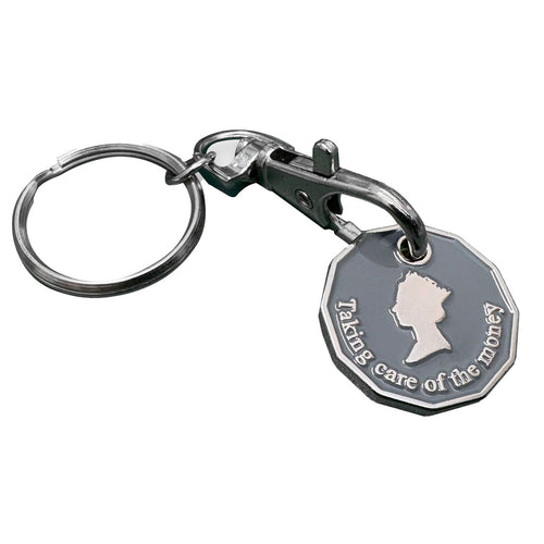 Trolley Coin Keyring - 1 Side