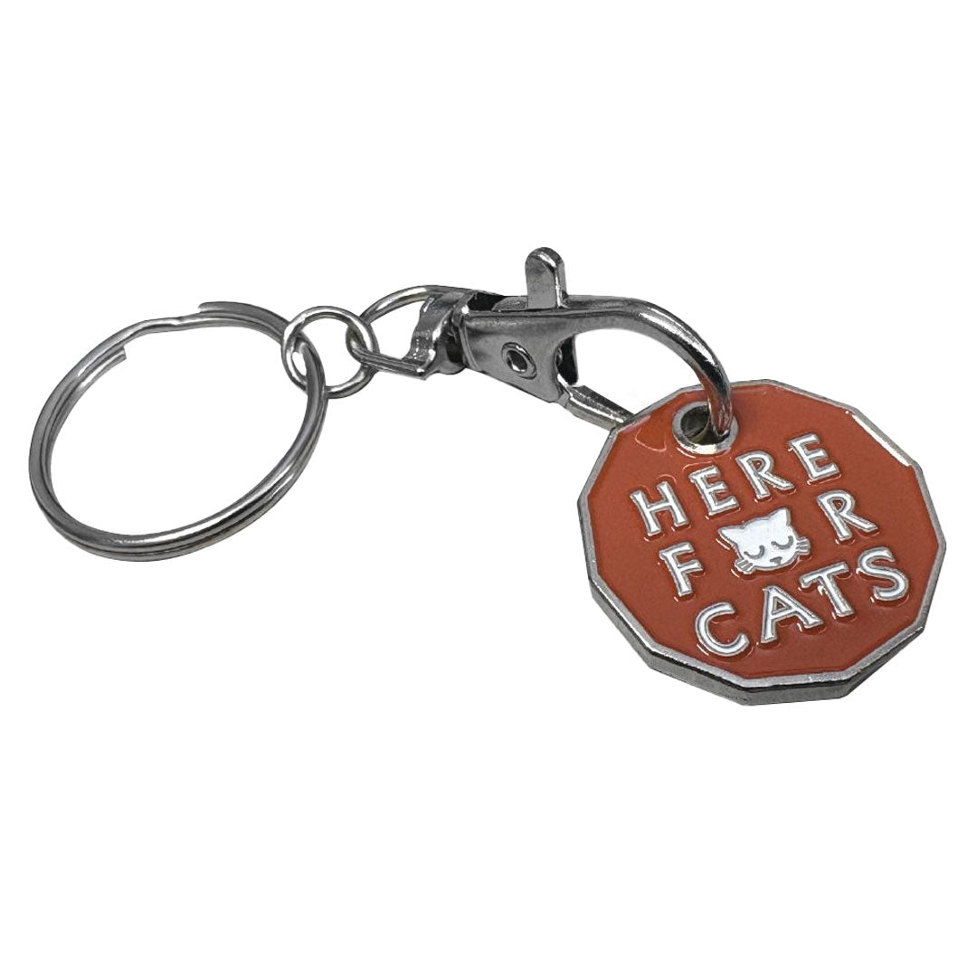 Trolley Coin Keyring - 1 Side