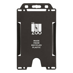 Promotional Vert Recycled Plastic Card Holder Recycled PP Plastic