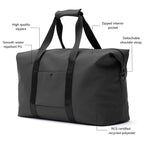printed weekend bag