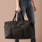 printed weekend bag