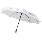 21" Auto Open-Close Foldable Compact Recycled PET Umbrella