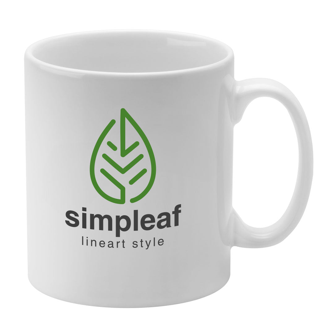 White Cambridge Mugs
